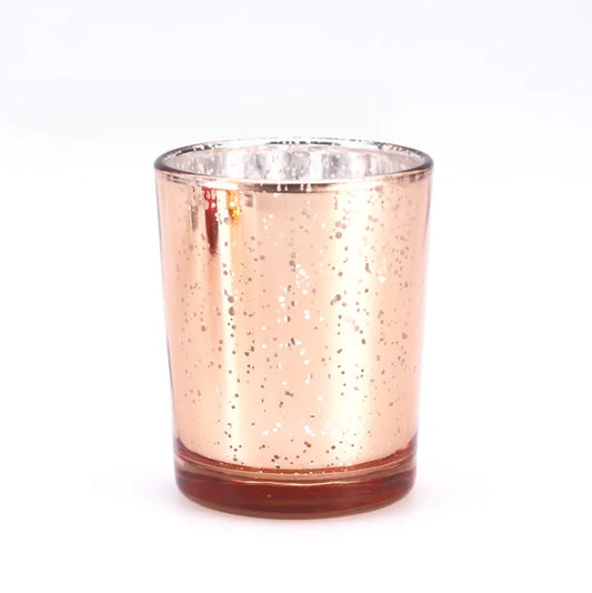 2026 Hot Sale Christmas Electroplated Silver Spray Color Candle Jars Creative Starry Sky Candles Wax Cup for Candle Making