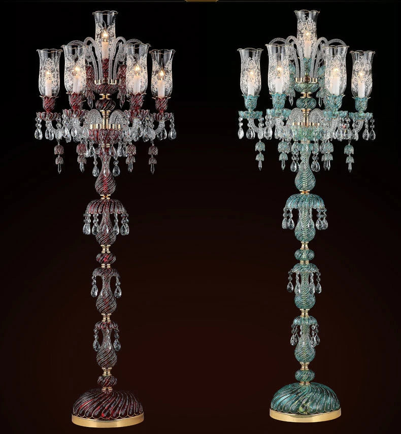 Modern Crystal Table Lamp Luxury K9 Glass Prisms LED Desk Light Adjustable Brightness for Bedroom Study Room Task Lighting
