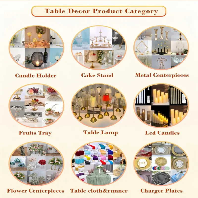 Decorative Tall Metal Gold Table Display for Floral Arrangement Blumenvase Flower Vase for Wedding Banquet Centerpiece