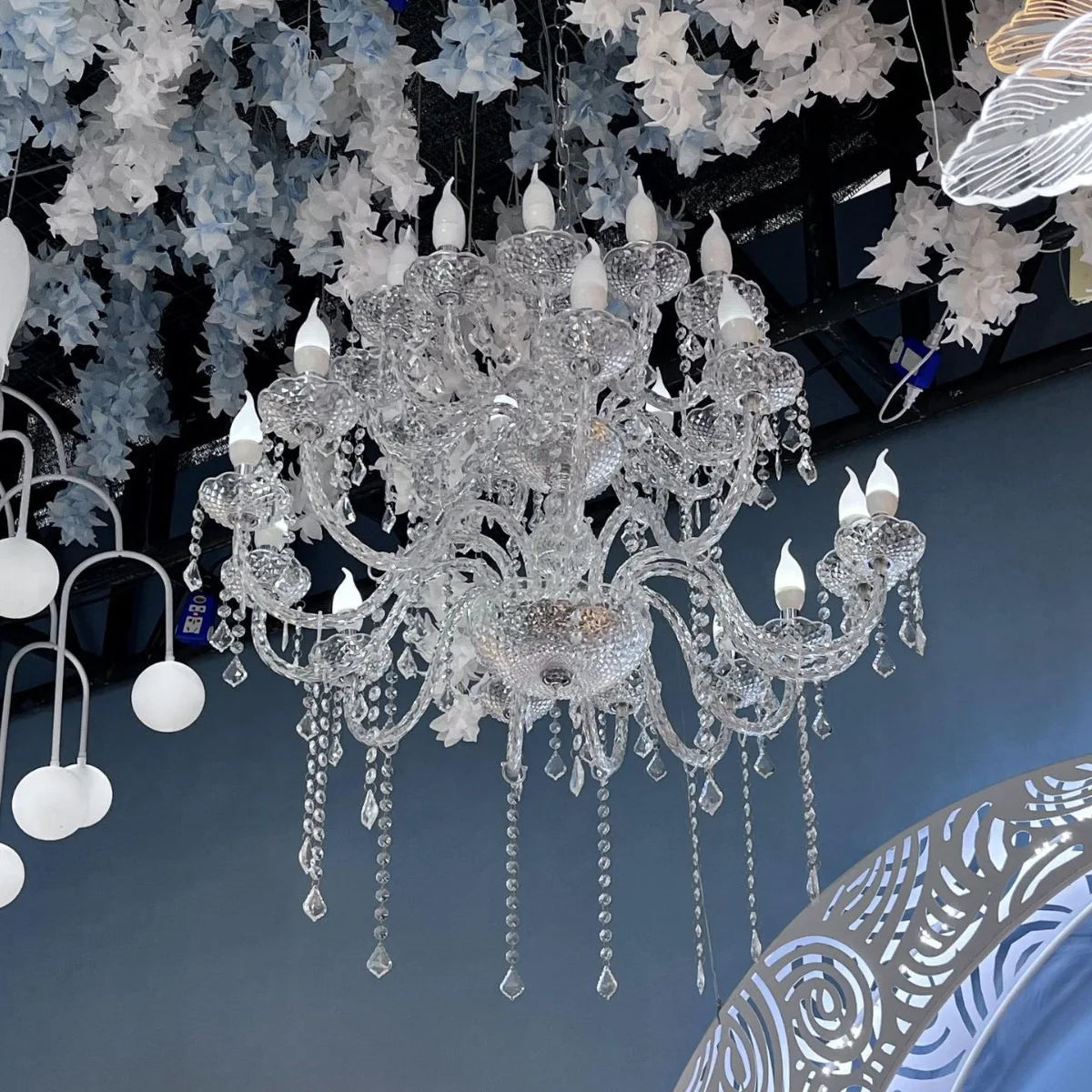 Wedding Acrylic Crystal Chandelier Wedding Hall Decorative Lights Wedding Props Chandelier