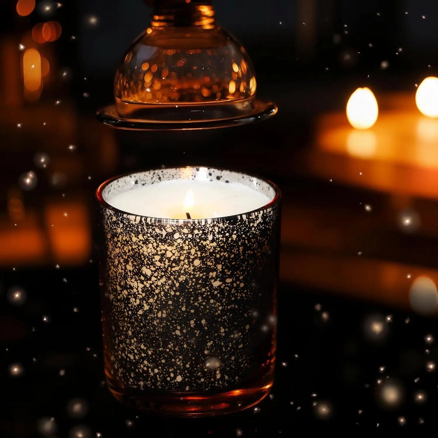 Romantic High-end Shining Star Candle Cup, Gold-plated Shining Pot, Home Decoration
