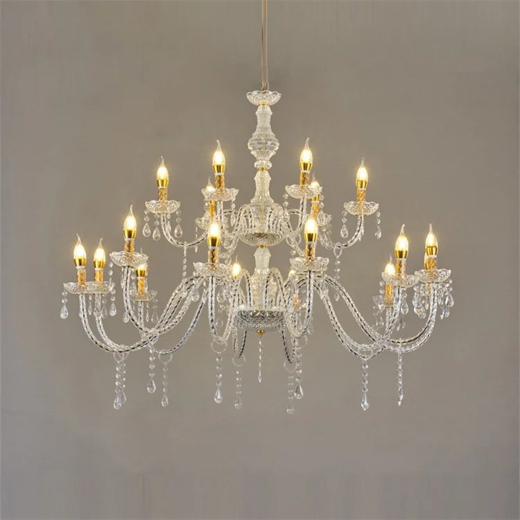 Wedding Acrylic Crystal Chandelier Wedding Hall Decorative Lights Wedding Props Chandelier