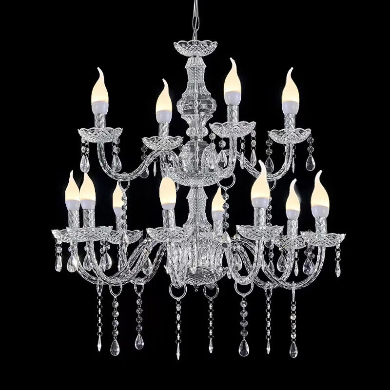 Wedding Acrylic Crystal Chandelier Wedding Hall Decorative Lights Wedding Props Chandelier